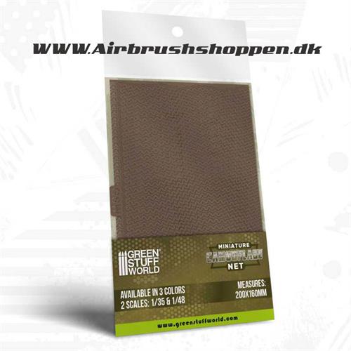CAMOUFLAGE NET - Miniature Camouflage Nets Khaki 1:48 GSW